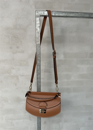 Apo-G bag mini top handle Caramel Café A6351Ganni 